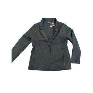 Eddie Bauer Travel Eddie Bauer Women’s WR Travel Blazer – Size‎ 16 – Dark Gray –